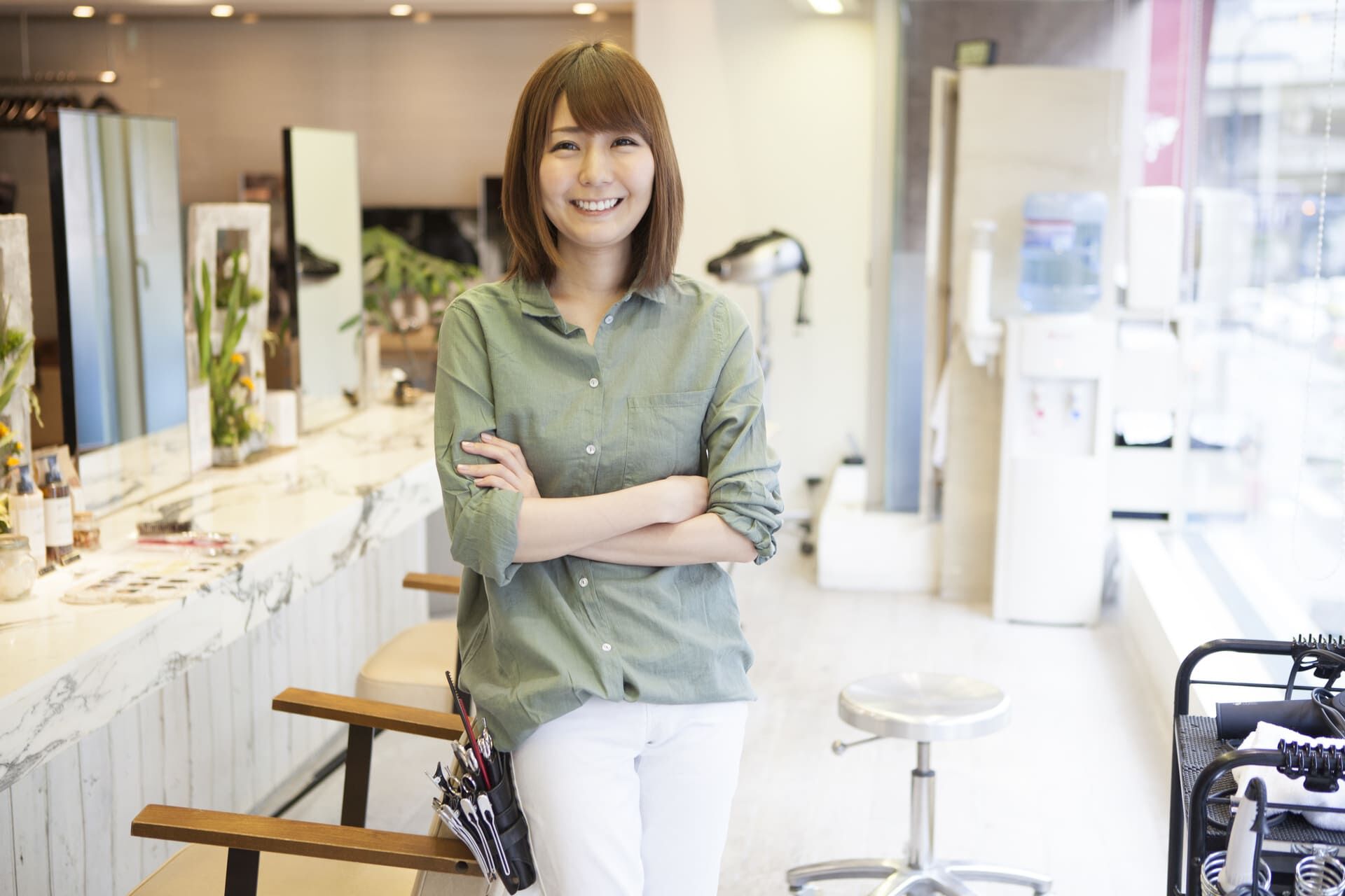 美容の基礎から学べる職場環境を用意